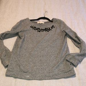 Beaded loft sweatshirt